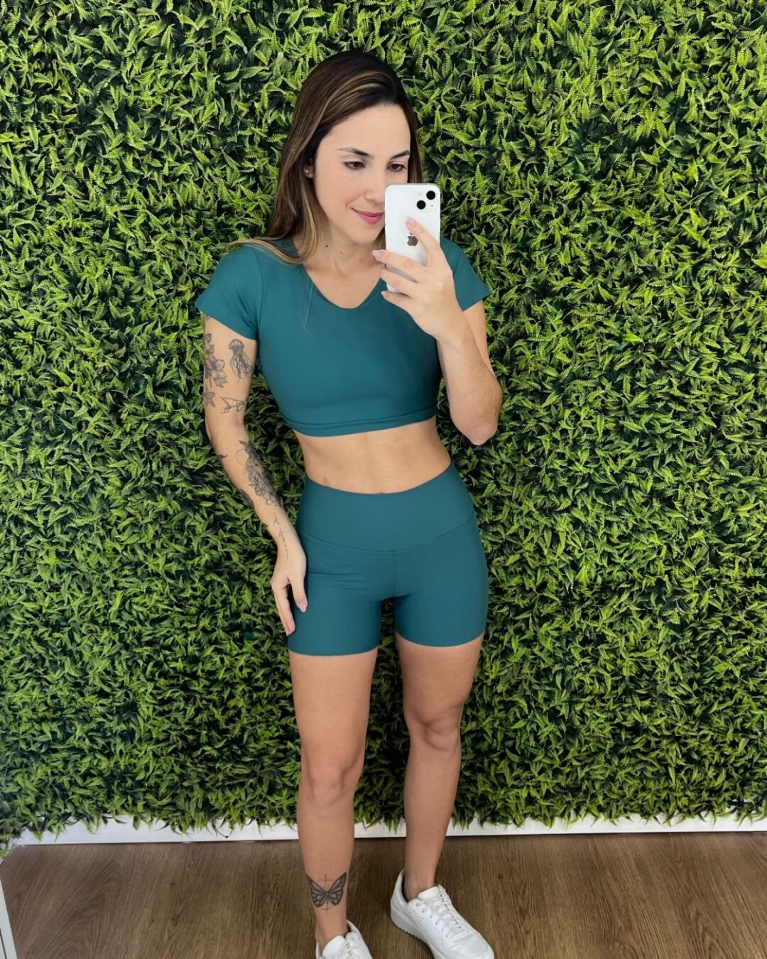 Short Básico + Top Alice - Light Verde Jade - M