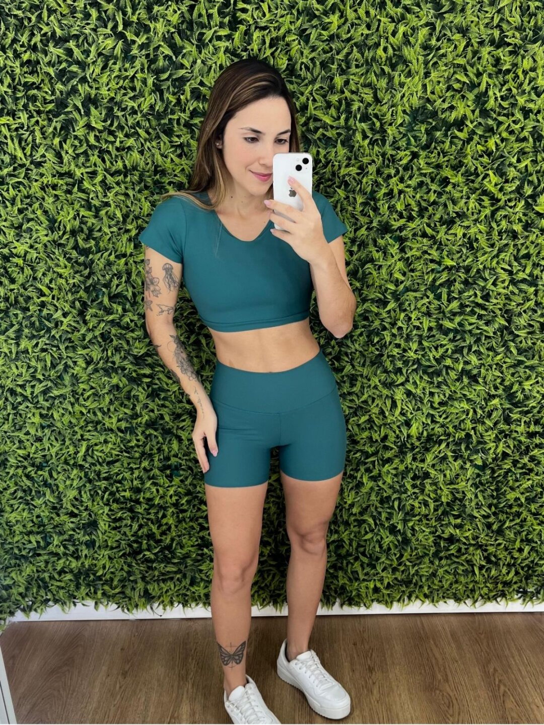 Short Básico + Top Alice - Light Verde Jade