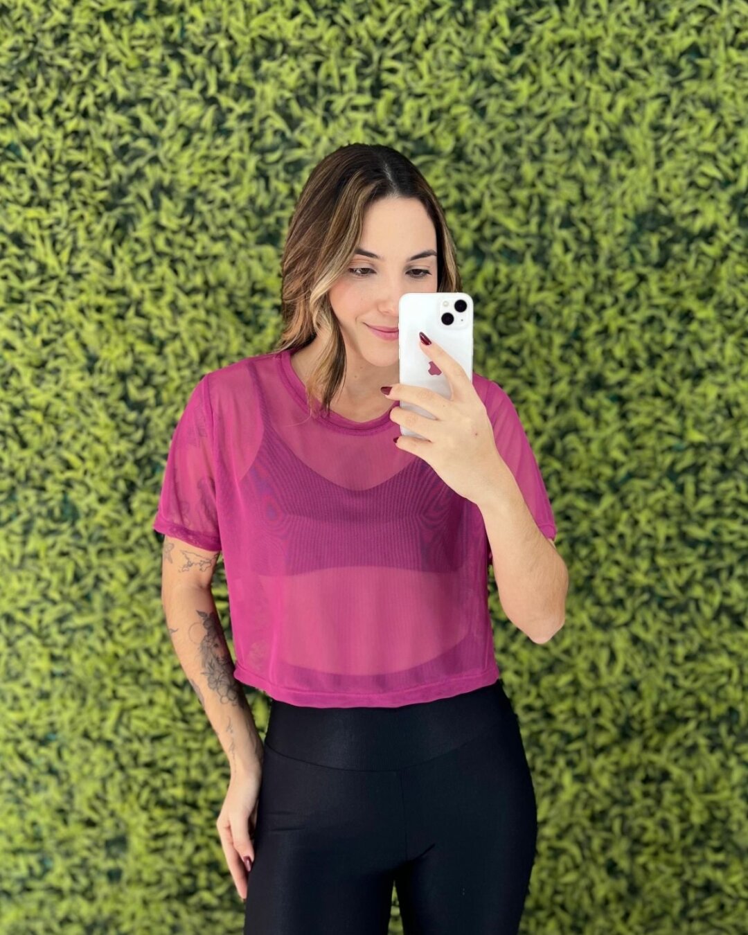 Cropped de Tule - Amora