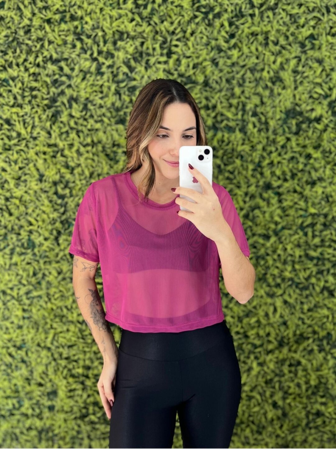 Cropped de Tule - Amora