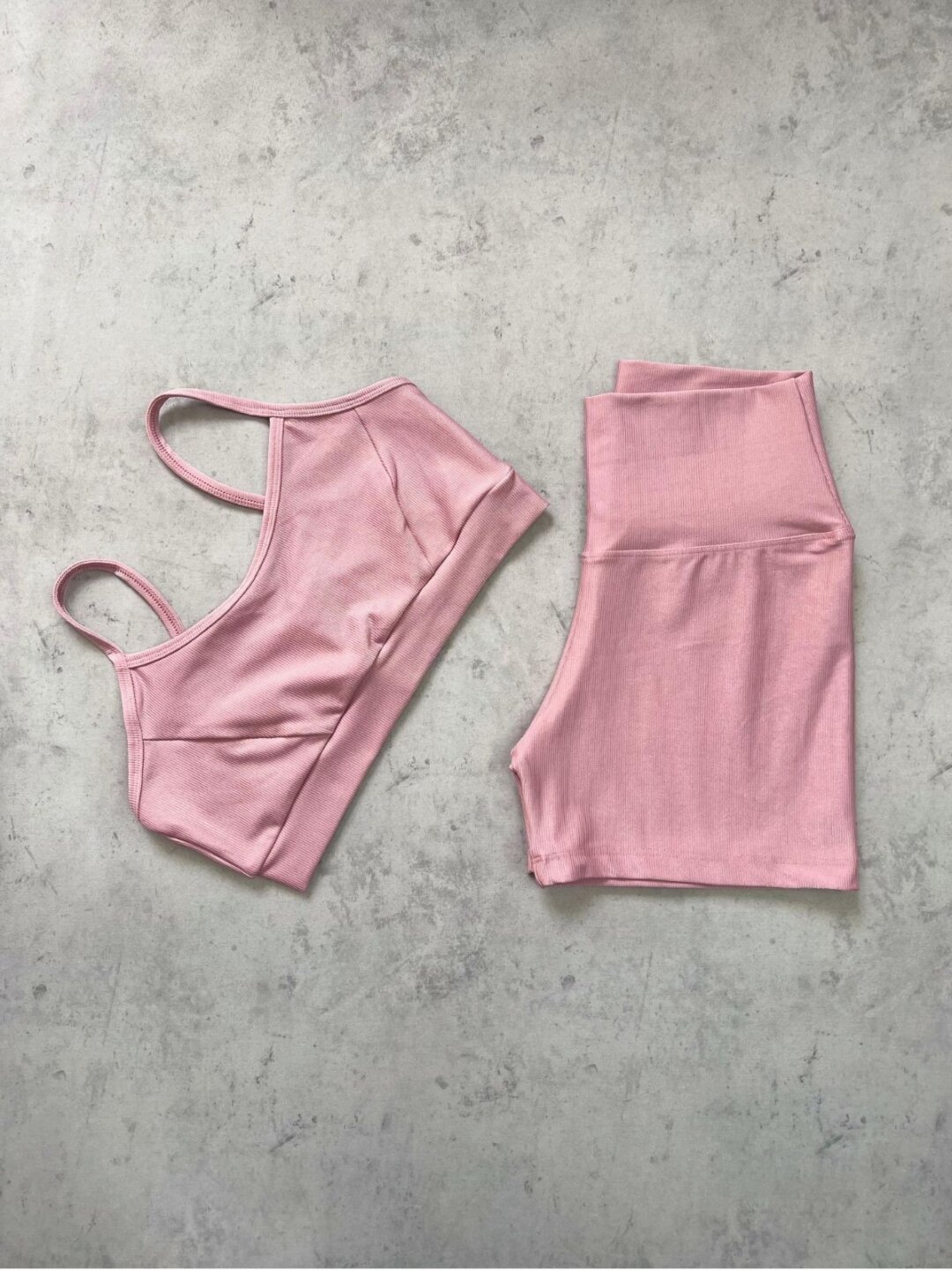 Short Básico + Top Manu – Compressão Rosa Blush