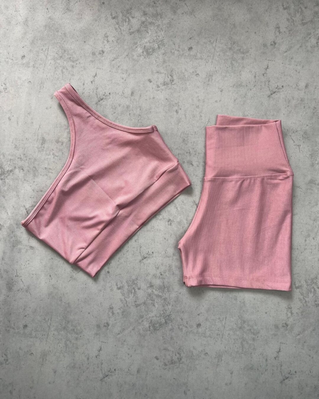 Short Básico + Top Sophia – Compressão Rosa Blush