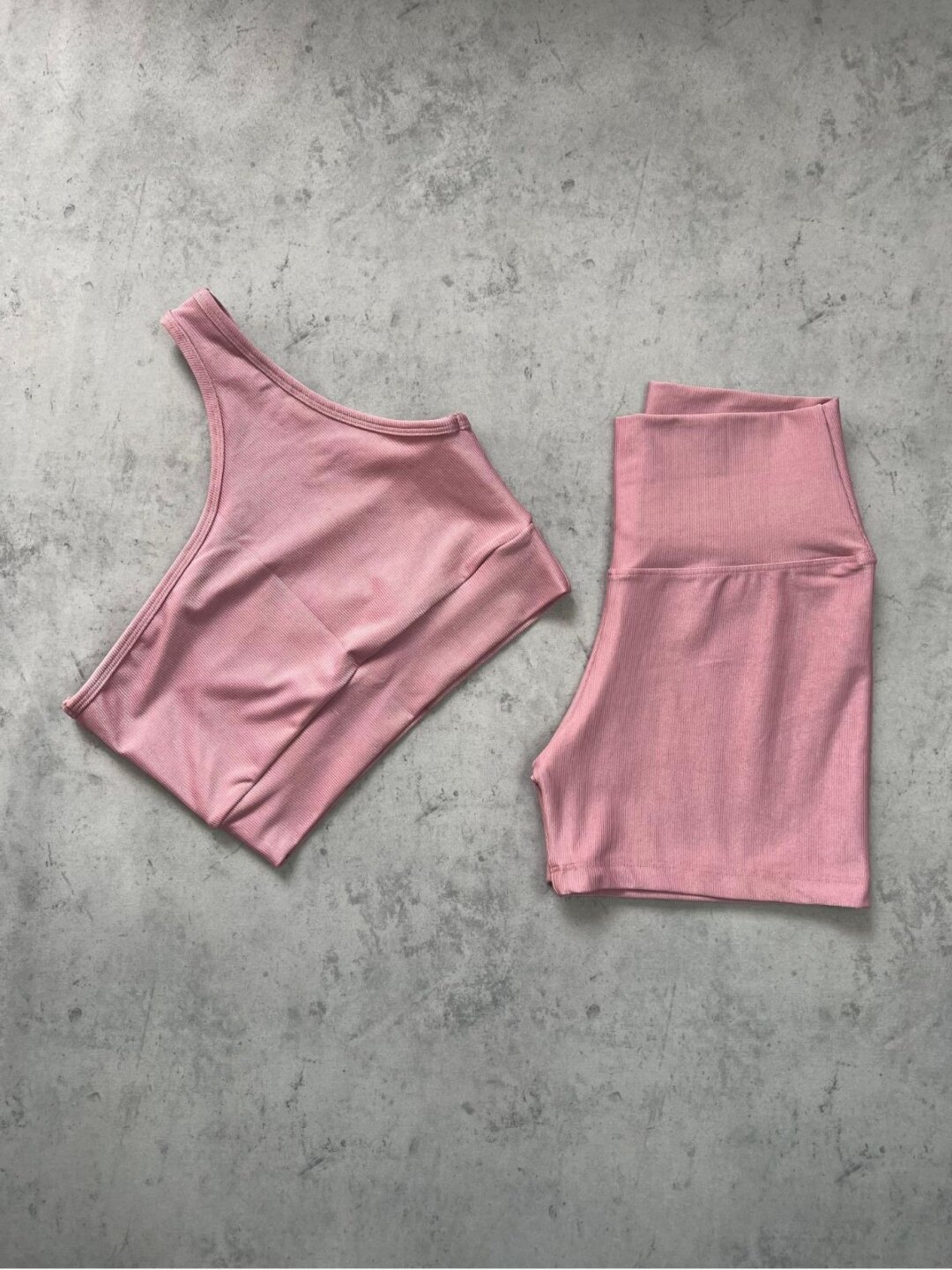Short Básico + Top Sophia – Compressão Rosa Blush
