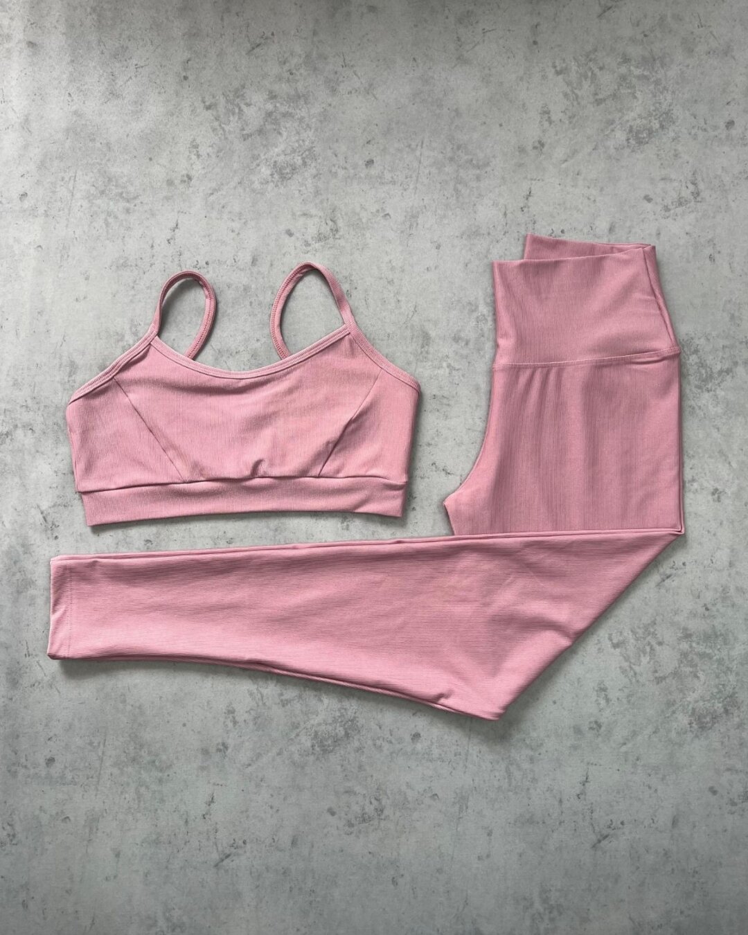 Legging Básica + Top Manu - Compressão Rosa Blush
