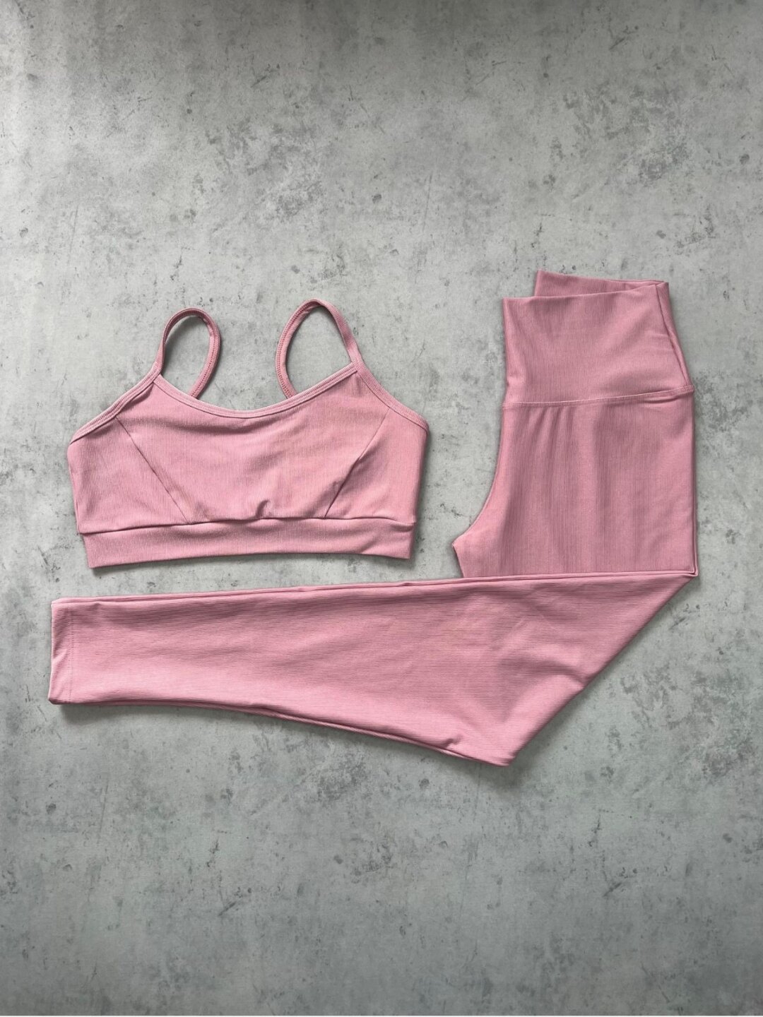 Legging Básica + Top Manu - Compressão Rosa Blush