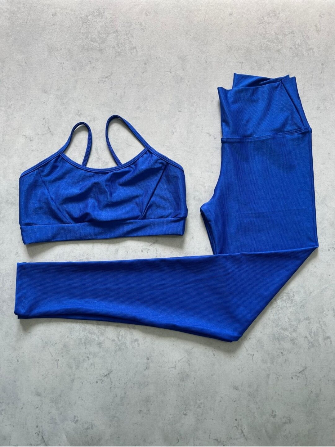 Legging Básica + Top Manu - Compressão Azul Royal