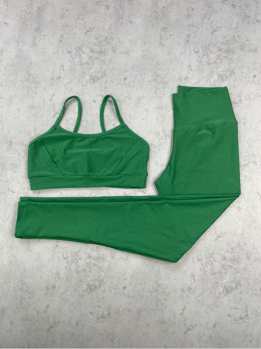 Legging Básica + Top Manu - Compressão Verde Folha