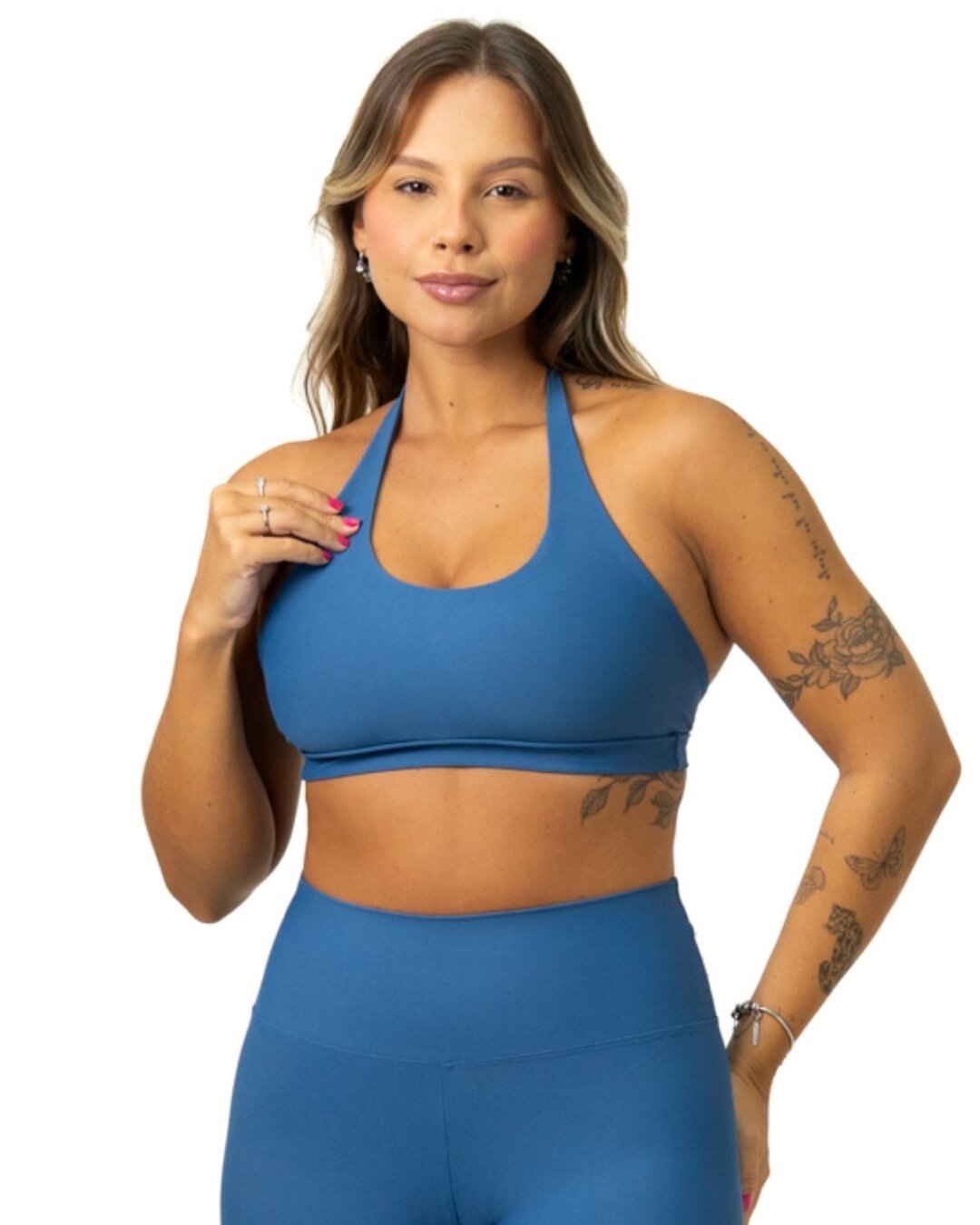 Top Duda Avulso - Light Azul Índigo