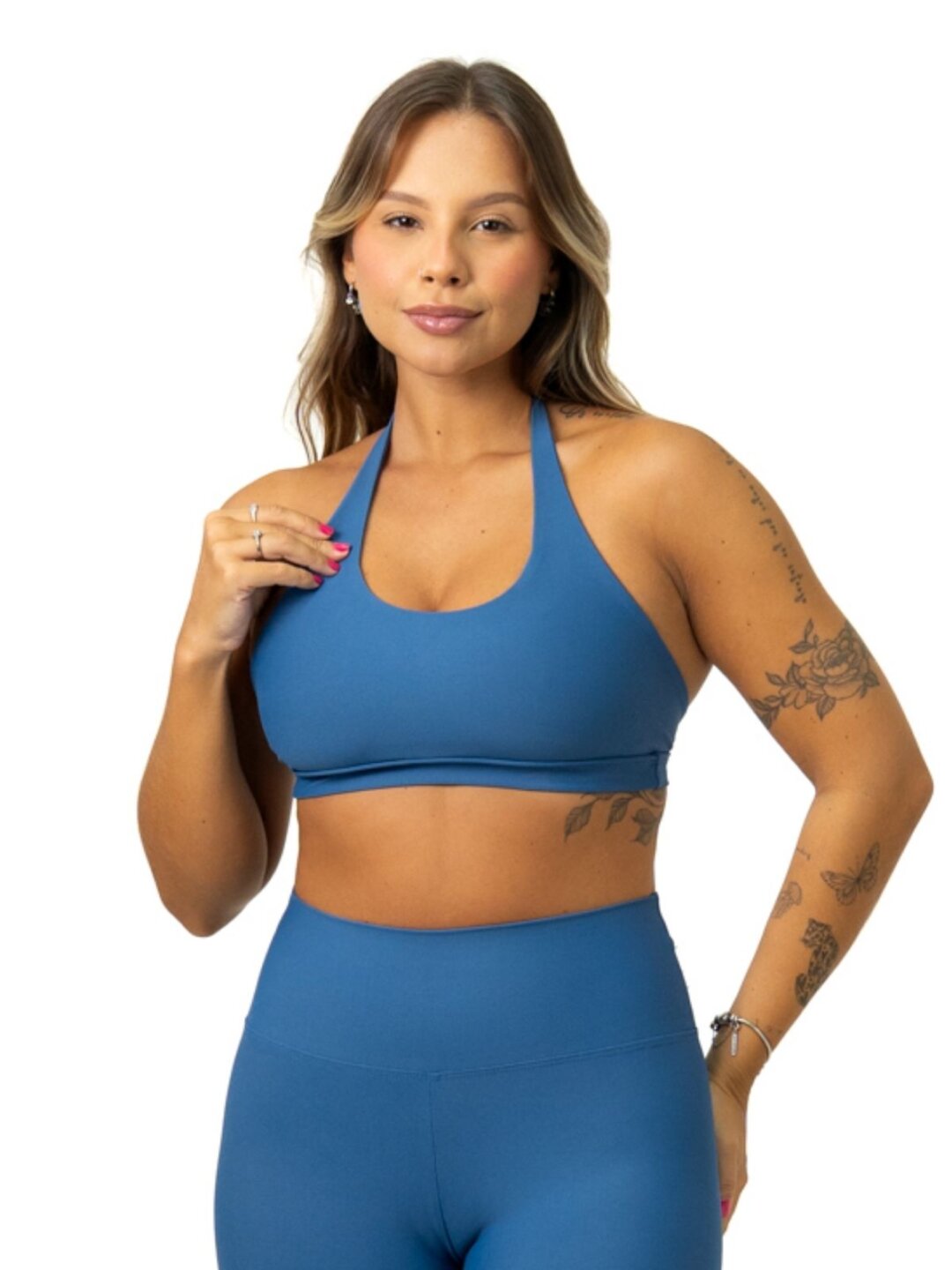 Top Duda Avulso - Light Azul Índigo