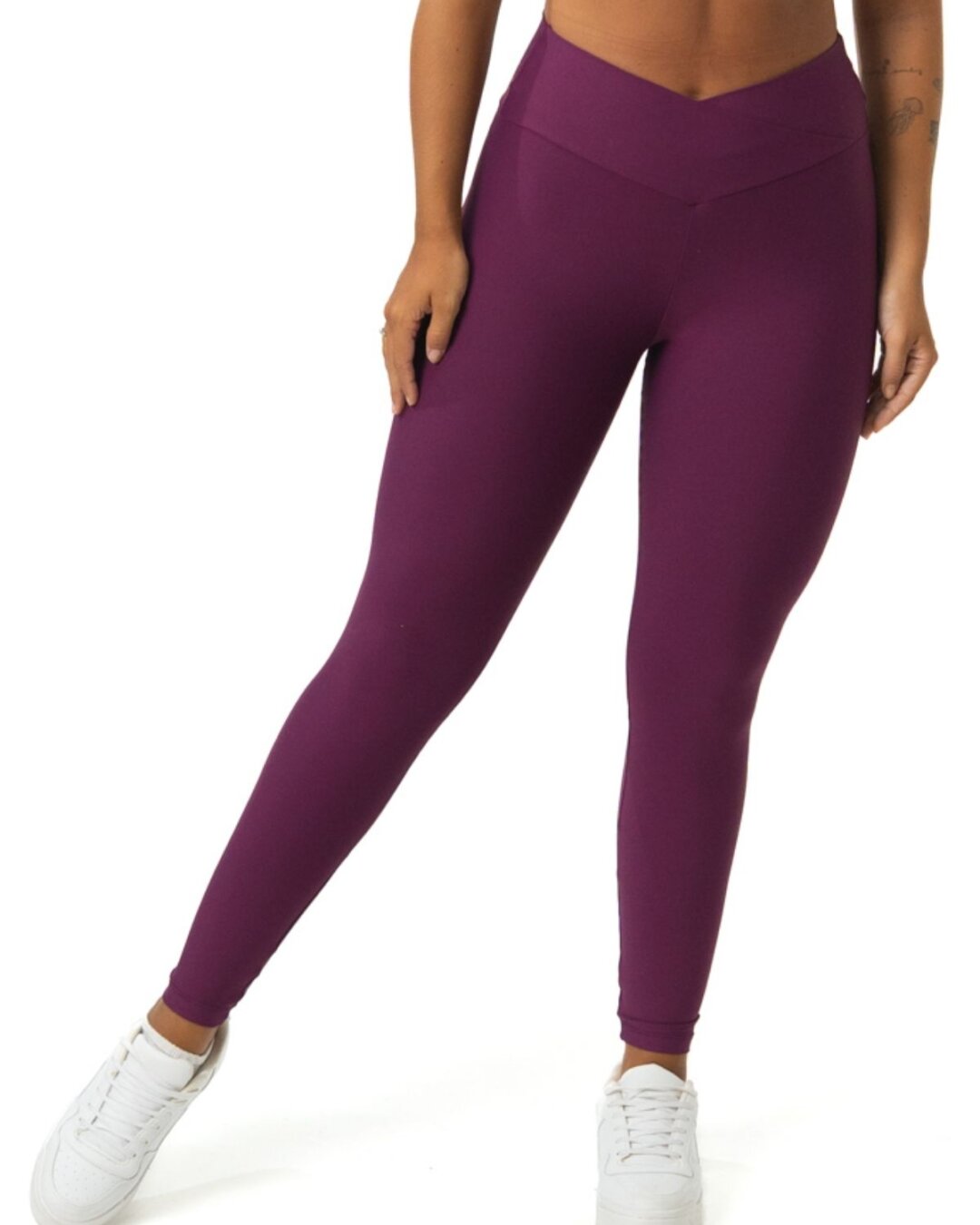 Legging Cós Cruzado Avulsa - Light Malbec