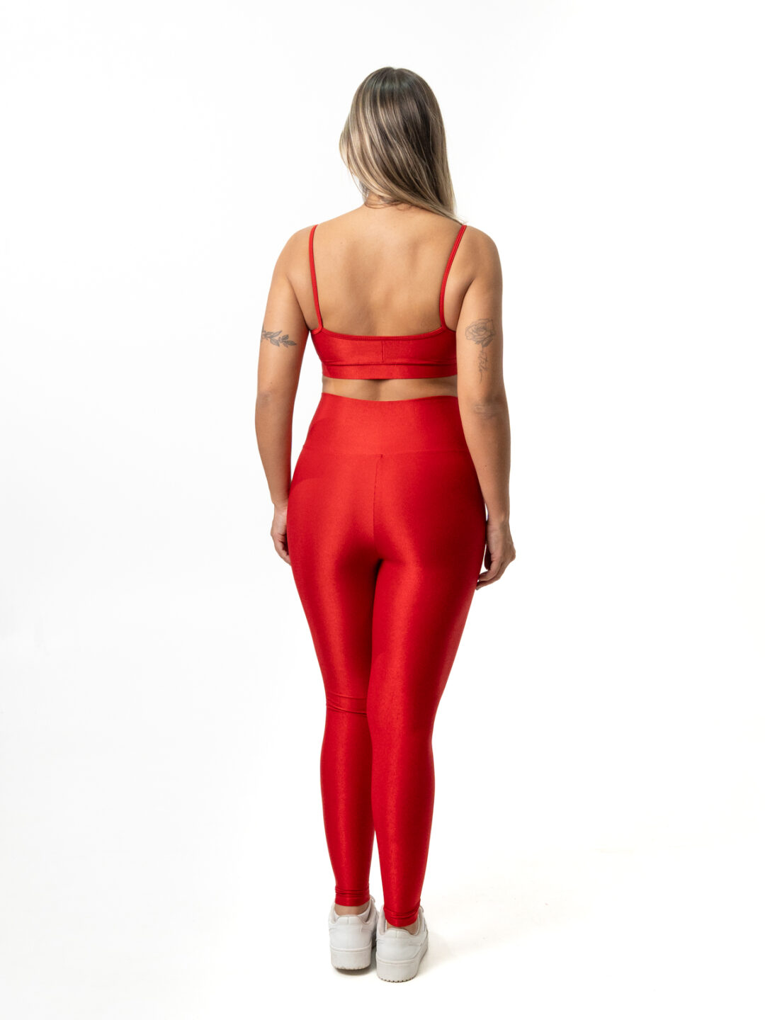 Legging Básica + Top Manu – Compressão Morango - Image 2