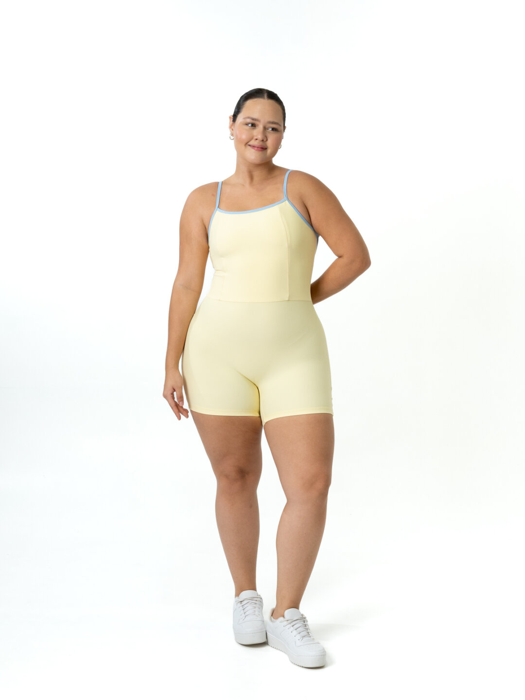 Macaquinho Athletic - Light Amarelo Candy/Blue Ice - Image 4